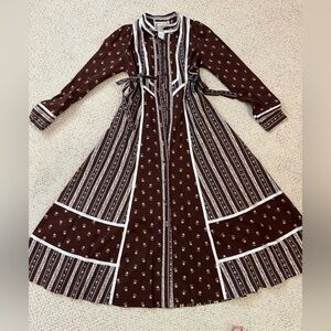 Vintage Brown Gunne Sax Dress